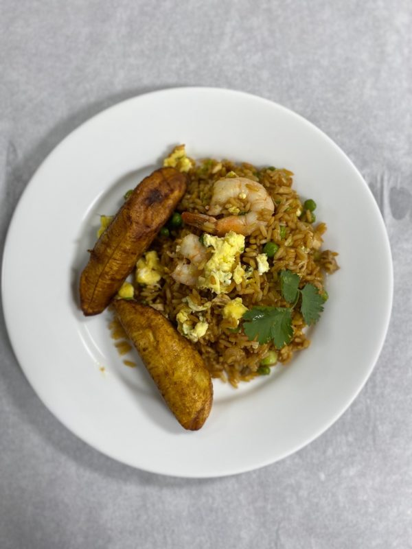 Roast Pork , Chicken and Shrimp Fried Rice