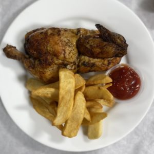 1/2 Rotisserie Chicken & French Fries