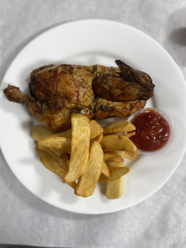 1/2 Rotisserie Chicken & French Fries