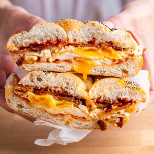 2 EGGS, SAUSAGE, BACON AND CHEESE